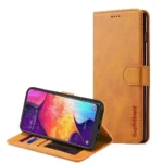 Samsung Galaxy A50  Wallet Leather Flip Case Brown Magnetic Stand - Image 4