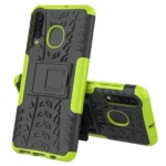 Samsung Galaxy A50 Green Heavy Duty Tough Kickstand Shockproof Rugged Case - Image 6