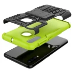 Samsung Galaxy A50 Green Heavy Duty Tough Kickstand Shockproof Rugged Case - Image 7