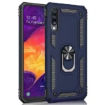 Samsung Galaxy A50 Navy Blue Shockproof Magnetic Car Mount Ring Case