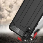 Samsung Galaxy A50 Black Shockproof Heavy Duty Rugged Armour Case - Image 3