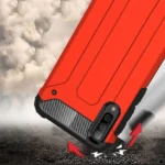 Samsung Galaxy A50 Red Shockproof Heavy Duty Rugged Armour Case - Image 2