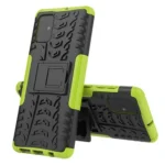 Samsung Galaxy A51 Green Heavy Duty Tough Kickstand Shockproof Rugged Case - Image 4