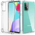 Samsung Galaxy A52 Crystal Clear Transparent TPU Bumper Shockproof Case