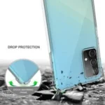Samsung Galaxy A52 Crystal Clear Transparent TPU Bumper Shockproof Case - Image 3