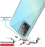 Samsung Galaxy A52 Crystal Clear Transparent TPU Bumper Shockproof Case - Image 5