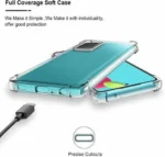 Samsung Galaxy A52 Crystal Clear Transparent TPU Bumper Shockproof Case - Image 6