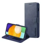 Samsung Galaxy A52 Wallet Leather Flip Case Blue Magnetic - Image 2