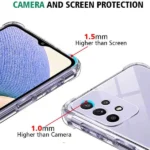 Samsung Galaxy A53 5G Crystal Clear Heavy Duty Transparent TPU Bumper Shockproof Case Cover - Image 3