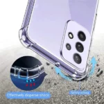 Samsung Galaxy A53 5G Crystal Clear Heavy Duty Transparent TPU Bumper Shockproof Case Cover - Image 5