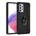 Samsung Galaxy A53 5G Black Magnetic Ring Rugged Shockproof Heavy Duty Protective Case Cover