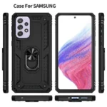 Samsung Galaxy A53 5G Black Magnetic Ring Rugged Shockproof Heavy Duty Protective Case Cover - Image 6