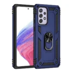 Samsung Galaxy A53 5G Blue Magnetic Ring Rugged Shockproof Heavy Duty Protective Case Cover