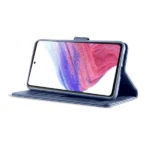 Samsung Galaxy A53 5G Navy Blue Wallet Flip Leather Card Slots Magnetic Stand Case Cover - Image 3