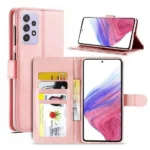 Samsung Galaxy A53 5G Rose Gold Wallet Flip Leather Card Slots Magnetic Stand Case Cover