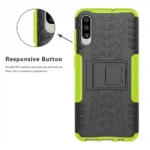 Samsung Galaxy A70 Green Heavy Duty Tough Kickstand Shockproof Rugged Case Cover - Image 6