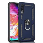 Samsung Galaxy A70 Navy Blue Shockproof Magnetic Car Mount Ring Case Cover