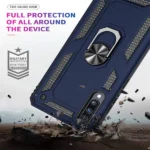 Samsung Galaxy A70 Rose Gold Shockproof Magnetic Car Mount Ring Case Cover - Image 4