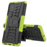 Samsung Galaxy A71 Green Heavy Duty Tough Kickstand Shockproof Rugged Case Cover - Image 2