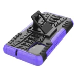 Samsung Galaxy A71 Purple Heavy Duty Tough Kickstand Shockproof Rugged Case Cover - Image 4