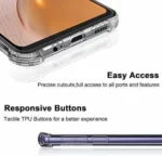 Samsung Galaxy A42 5G Crystal Clear Heavy Duty Transparent TPU Bumper Shockproof Case Cover - Image 5