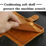 Samsung Galaxy A90 5G Brown Genuine SupRShield Wallet Leather Flip Stand Magnetic Case Cover - Image 4