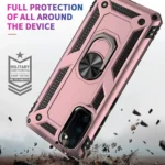 Note 20 Magnetic Ring Case – Rose Gold Rugged Shockproof Cover - Image 4