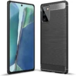 Note 20 Rugged Case – Black Matte Carbon Fiber Protective Cover