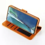 Note 20 Wallet Case – Navy Blue Leather Card Holder Cover - Image 3