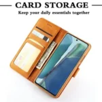 Note 20 Wallet Case – Navy Blue Leather Card Holder Cover - Image 2
