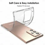 Note 20 Ultra Clear Case – Shockproof Transparent Air Cushion Cover - Image 3