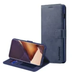 Note 20 Ultra Wallet Case – Navy Blue Leather Card Holder