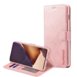 Note 20 Ultra Wallet Case – Rose Gold Leather Card Holder