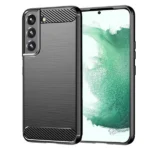 Samsung Galaxy S22 Plus Carbon Fiber Rugged Case – Black