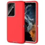 Samsung Galaxy S22 Ultra Defender Rugged Case – Red