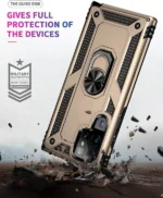 Samsung Galaxy S22 Ultra Magnetic Ring Rugged Case – Rose Gold - Image 4