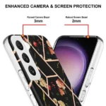 Samsung Galaxy S23 Marble Black Slim Case - Image 2