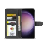 Samsung Galaxy S23 Plus Leather Wallet Case – Black - Image 3