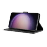 Samsung Galaxy S23 Plus Leather Wallet Case – Black - Image 2