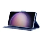 Samsung Galaxy S23 Plus Leather Wallet Case – Navy Blue - Image 2