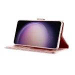 Samsung Galaxy S23 Plus Leather Wallet Case – Rose Gold - Image 2