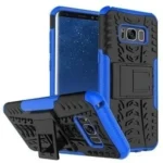 Samsung Galaxy A30 Blue Heavy Duty Tough Kickstand Shockproof Rugged Case