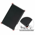 Samsung Galaxy Tab S8 11″ 2022 Red Leather Magnetic Stand Shockproof Case - Image 4