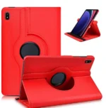 Samsung Galaxy Tab S9 11 Inch 360 Rotating Leather Case – Red