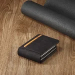 Samsung Galaxy Z Flip 4 Forwenw Wallet Leather Card Holder Case Black - Image 3