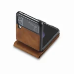 Samsung Galaxy Z Flip 4 Forwenw Wallet Leather Card Holder Case Brown - Image 2