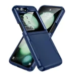 Samsung Galaxy Z Flip 7 5G Blue Shockproof Armor TPU Bumper Case