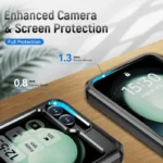 Samsung Galaxy Z Flip 7 5G Blue Shockproof Armor TPU Bumper Case - Image 6
