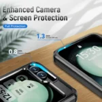 Samsung Galaxy Z Flip 7 5G Blue Shockproof Armor TPU Bumper Case - Image 6