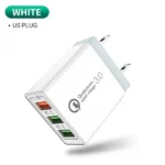 25W QC3.0 Wall Charger – 3 USB Port Fast Charging Adapter - Image 7